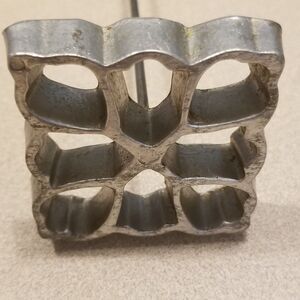 Vintage bunuelo / rosette cookie mold acorn shapes